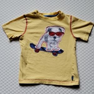 Miniville Tee Shirt skateboarding dog